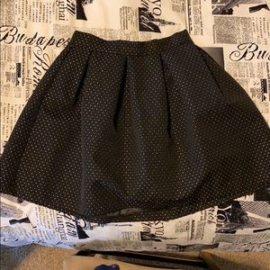 Black and gold skirt